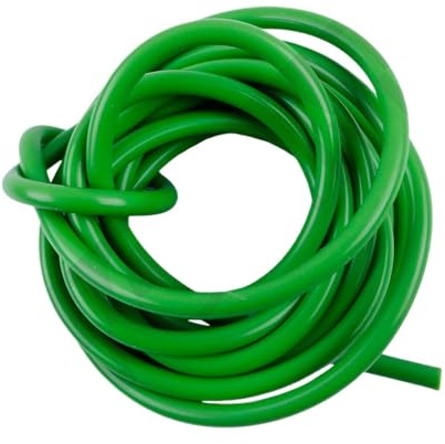 Manguito Turbo Manguera de vacío de silicona de 3 m (10 pies) Tubo flexible de refrigerante turbo de 3 metros (2 mm, 3 mm, 5 mm y 6 mm) manguera de intercooler(I10 Feet ID5mm Green)