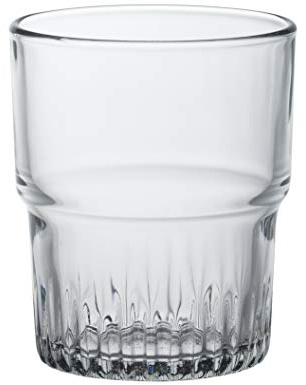 DURALEX Lot de 4 Verres à Eau en Verre trempé Transparent 20 cl Ø 7,1 cm Hauteur 8,6 cm