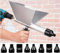 Electric Mortar Gun Joint Gun for Mortar Portable Mortar Sprayer Cement Cartridge Gun with 8 Nozzles, Cement Mortar Gun Electric Mortar Sprayer for Mortar Joint Stone Wall Floors DIY