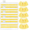 KEEPOW 5 Pack Steam Cleaner Pads with 5 Handheld Nozzle Pads, Compatible with Karcher EasyFix SC2, SC3, SC4, SC5 Steam Cleaner, Versatile Cleaning Solutions, Washable and Reusable, Yellow and White