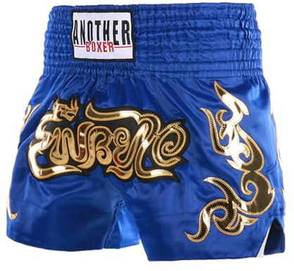 Runhomal Short de Sport MMA Garcon Fille Short de Boxe Muay Thai Kick Boxing Trunks pour Enfant 5-16 Ans