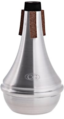 Coppergate Straight Mute for Trumpet and Cornet by Gear4music | Machined from spun aluminium, retains accurate intonation, cork strips for a secure fit, felt protects your instrument's bell