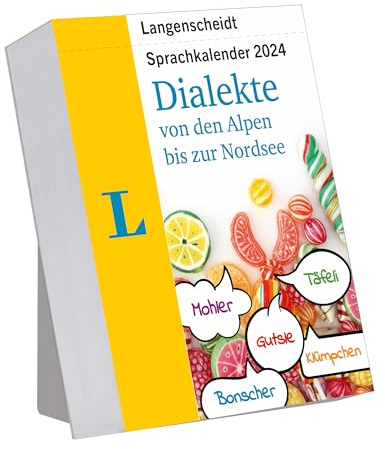 Langenscheidt Sprachkalender Dialekte 2024: Von den Alpen bis zur Nordsee, Tagesabreißkalender