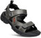 KEEN Herren Targhee 3 open teen Sandalen, Grey Black, 44.5 EU