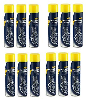 MANNOL Montage 9672 Lot de 12 aérosols nettoyants pour freins 600 ml