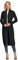 GRACE KARIN Women Lightweight Knitted Warm Maxi Long Cardigans V Neck Soild Colour Casual Cardigan L Black