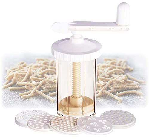 Attrezzo per Passatelli in Plastica Alimentare con 6 Trafile, Torchietto per Passatelli, Bucatini, Bigoli, Pasta Fresca Fatta in Casa Tagliapasta.com | Made in Italy