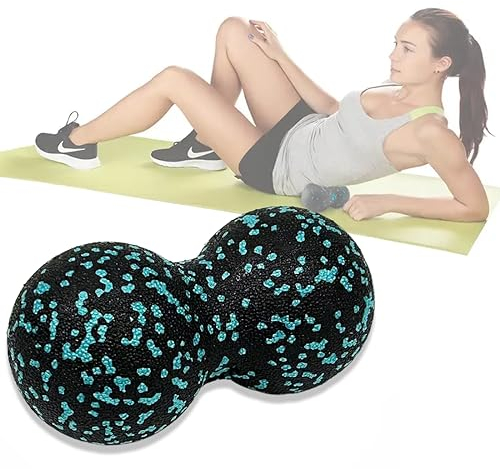 Fezf Selbstmassageball,Faszienball für Füße, Erdnuss Massageball Faszienball-Set, Lacrosse-Ball Muskelrolle für Wirbelsäule, Faszientraining, Akupressur Plantarfasziitis