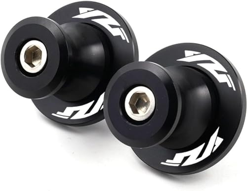 ZESIDIMO 2 st M6 Diabolos spärrar för Yamaha YZF R1 R1M R3 R6 R7 R25 R125 YZFR6 YZFR1 motorcykeltillbehör bakre motorcykelfäste svängarm (svart)