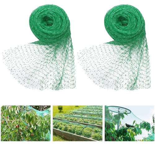 Rete Antiuccelli,2pcs Rete di Protezione Anti Uccelli,Rete Anti-Uccelli,Reti da Giardino Anti-Uccello,Rete per Uccelli Orto,Rete per Uccelli Protezione,Rete Protettiva per Bacini d'Acqua,Frutta,Fiori