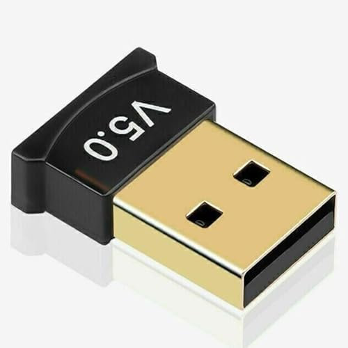AYMBH USB Bluetooth 5.0 Adapter Dongle – High-Speed Wireless Mini Transmitter for PC, Laptop, and Windows 11/10/8.1 Computers – Dual Mode Receiver/Transmitter, Long Range, Plug & Play