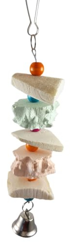 Cuttlebone per uccelli, giocattoli da masticare per uccelli naturali | Snack per conuri calopsitte, pollo, interni ed esterni, patio, cortile, balcone, giardino
