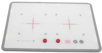 UPKOCH Låtsasleksak för barn: Simulering av induktionsspis med ljud- och ljuseffekter - Tillbehör för lekkök för inomhus- och utomhusbruk (utan batteri)