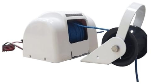 SMTYXS Treuil D'ancre Électrique for Bateau 12 V 45 LB avec Télécommande sans Fil for Eau Salée Performances Puissantes
