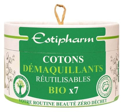 Estigreen Cotons Démaquillants Réutilisables 7 Cotons