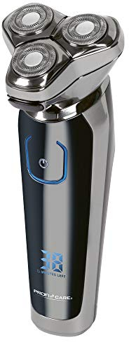 ProfiCare Herrenrasierer für eine präzise Rasur, Elektrorasierer als Nass-und Trockenrasierer geeignet, elektrischer Rasierer Herren inkl. ausklappbarem Langhaarschneider, PC-HR 3023