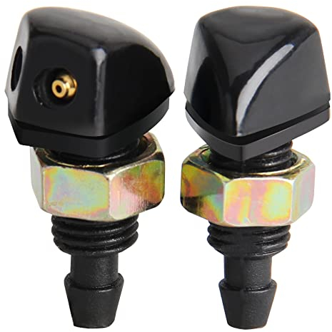 Pindex 2x ugello lavavetri per tergicristalli: ugelli universali per parabrezza dell'auto