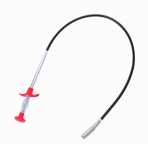 Serpente di Scarico Flessibile - Dispositivo di Rimozione degli Intasamenti di Scarico Pieghevoli a 4 Artigli con Maniglia, Strumento per la Rimozione dei di Scarico dei