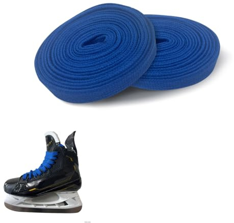 VPRO Cordones de hockey sobre hielo – los patinadores artísticos con los más diversos colores deportistas 108' (azul)