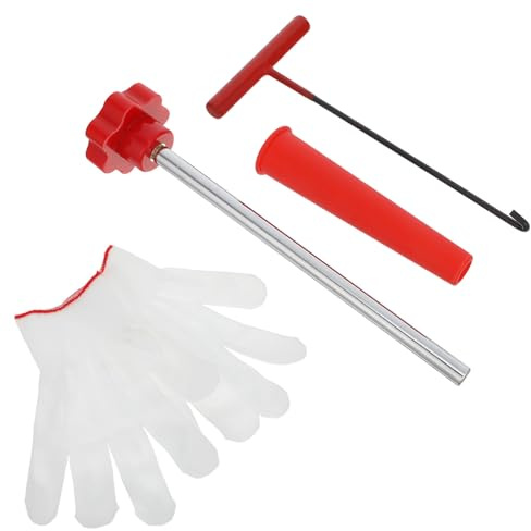 EXAOMBLE Kit Outils Réparation Pneus Voiture et Camion en Fer et Plastique, Antiexplosion et Durabilité Extrême, pour Réparation Automobile et Voyage