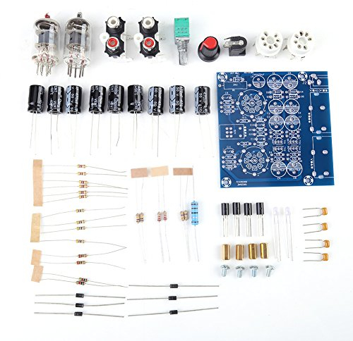 Fafeicy placa de amplificador de preamplificador de válvula de tubo de electrones de vacío 6J1, piezas de amplificador de auriculares, Kit de fidelidad musical