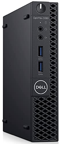 Dell Optiplex 3060 Mini PC Ordinateur Intel Core i5-8400T Ram 8 Go DDR4 SSD 240 Go Windows 11 Professionnel (reconditionné)