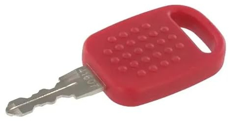 cyclingcolors Llave de contacto Encendido para Interruptor tractor excavadoras agrícolas motoniveladoras, compatible con Pneutron 20510008PN 41607 2.7439.023.0