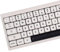 Black and White PBT Keycaps, Moa Profile Keycap, Cute Round Keyboard Keycap, 144 Keys Dye-Sublimation Keycap Set With Keycaps Puller for Mechanical Keyboard 60% 75% 100%