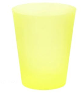 Genérico Obulco Suministros - Vasos Plástico Duro Sidra Mojito - Vasos Desechables Reutizables y Reciclables - 470 ml - Uso en Eventos Piscinas Fiestas Camping Cumpleaños - 50 unidades Amarillo