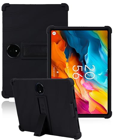 toergy Silikonhülle für TCL NXTPAPER 14 14.3 Zoll Tablet – Premium Hülle mit Präzisen Öffnungen, Anti-Schock, Anti-Kratzer, Multi-Winkel-Einstellung & komfortablem Handgefühl,Schwarz