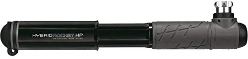 Topeak Hybrid Rocket HP Minipumpe mit 16g CO2-Kartusche, Schwarz