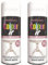 HitlineUK 2 X 400ml White Spray Paint - Quick Drying Satin Wood Paint for Interior and Exterior Use on Metal, Plastic, and Wood