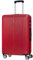 NOWI Hartschalen-Koffer Trolley Rollkoffer Reisekoffer Handgepäck 8 Rollen (M-L-XL-Set) (Rot, XL)