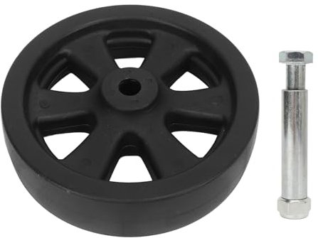 KLLJRFW Sollevatore rimorchio da 8 pollici, ruota universale, 1500 lbs, supporto girevole, robusta ruota di ricambio ad alte prestazioni per camper (ruote in nylon)