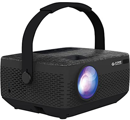 Core Innovations Proyector de cine en casa LCD portátil HD con batería recargable