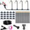 Drip Irrigation System Kit, 65FT Drip Irrigation Kit, Automatic Watering System, Quick Connector Garden Watering System, 360° Adjustable Bendable Garden Irrigation Systems for Greenhouse Yard Lawn