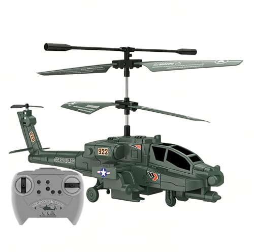 Genérico Helicóptero RC,con Luz Y Sonido Realista Interior Exterior Avión Genial - Juguetes De Avión A Radiocontrol - Familia Amigos Niños Experiencia De Juego Divertida Interior