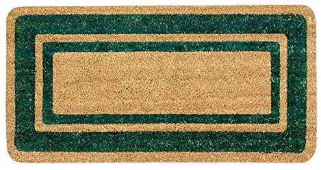 Markotex Zerbino Cocco Fibra Naturale e in Gomma Riciclata (33x60, 33x70,40x70, 40x80, 40x90, 50x100, 60x120, 70x140) (Verde, 50x100)