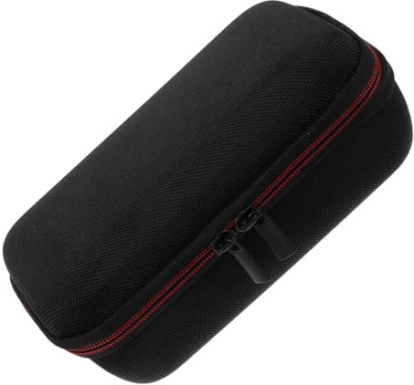 BESTonZON Estuche Rígido Impermeable para Altavoz Y Micrófono con Compartimentos De Almacenaje Bolsa De Transporte Compacta De 7.9X3.5X3.5 Pulgadas para Equipos De Audio Portátiles