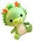 ERINGOGO Dragon Peluche Assis Style Chinois Jouet Peluche Dragon Chanceux pour Décoration De Nouvel an