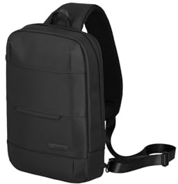 travelite Workfloow, Bolso Cruzado Unisex Adulto, Crossover Bag, Negro