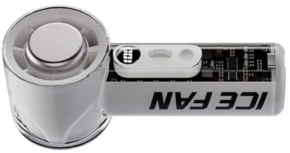 Obotsnoi Ventilador de refrigeración recargable por USB, ajuste de vientos de nivelación, tecnología semiconductora, enfriadores de aire para oficina, viajes, múltiples velocidades, dispositivo de