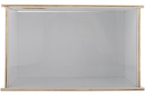NUOBESTY Baño De Arena Acrílico para Hámsters y Chinchillas 25,2 x 15,2 x 14,5 Cm Área De Juego y Cuidado para Pequeños Animales Domésticos