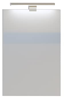 Baikal Specchio da bagno, varie forme e misure disponibili. Opzione con e senza LED. Stili che si adattano al bagno o a qualsiasi stanza della casa. 40 x 60 cm Specchio con Applique LED, 280034989