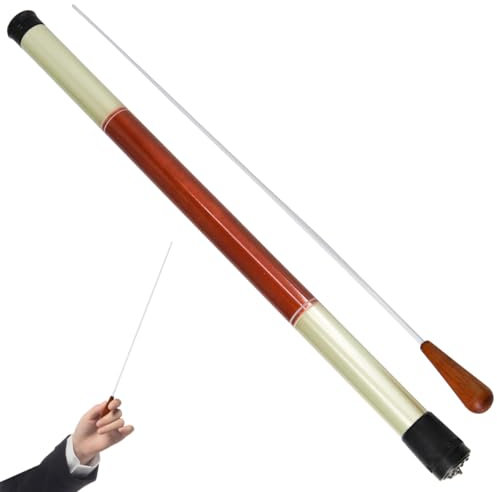 Ogdni Dirigenten des dirigenten des dirigenten des dirigenten mit stöcken aus holz Taktstock für Musikleiter, Orchester, Holzgriff mit Geschenkbox aus Holz (rotes Holz)