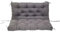 Tielag Gartenbank Auflage, Outdoor Sitzauflage für Bank, Sitzkissen Bank, Bankauflage Bankkissen 120×50×50cm, wasserdichte Sitzbank Sitzpolster, Dunkelgrau