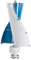 banborba 100W Vertikale Windgenerator, 12V Dreiphasiger Windrad Windturbine, 2-Klinge Vertikale Windkraftanlage mit Steuergerät, Geeignet für Boote, Pavillons, Hütten oder mobile Häuser (Blau/12V)