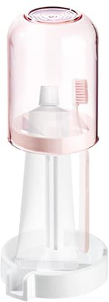 Portaspazzolino Coperto - Portaspazzolino Coperto Per Bagni | Portaspazzolino Chiuso A 3 Slot Con Coperchio | Organizer Per Riporre Gli Spazzolini Da Denti Per Il Dentifricio Per Spazzolino Elettrico