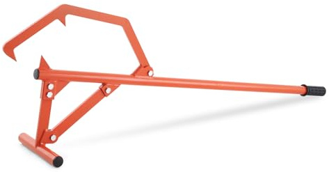 VEVOR Timberjack, 46.5 in, Heavy Duty Steel Log Roller, Log Lifter with Adjustable Cant Hook, Logging Tools Log Jack for Logs Ups to 25 Dia, Timber Jack for Rolling Cutting and Lifting Logs