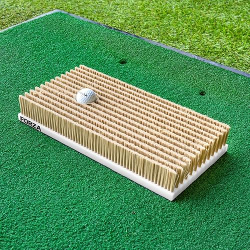 FORZA Golf Bunkerövningsmatta | Realistisk sandgropsimuleringsmatta för alla färdighetsnivåer – inomhus och utomhusbruk [40,6 cm x 20,3 cm]